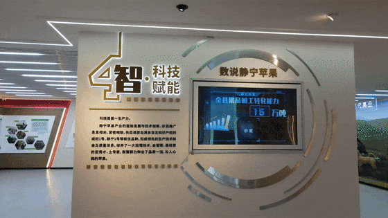 蘋果展廳設計施工-甘肅靜寧蘋果蘋果科創(chuàng)館